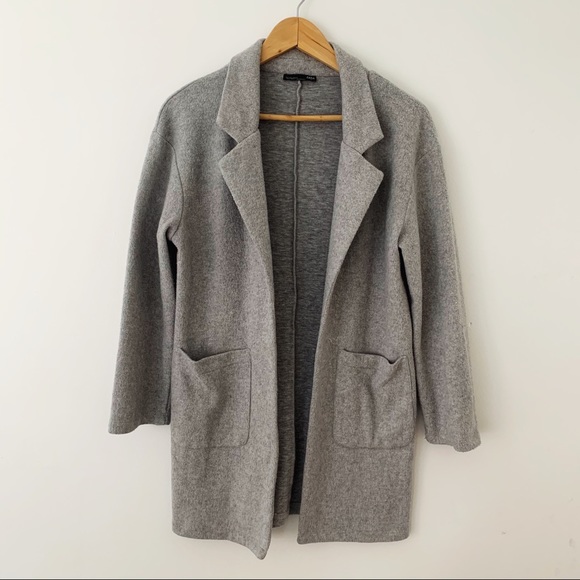 Zara Sweaters - Zara Blazer Cardigan in grey